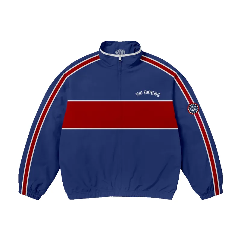 No Doubt Residency 2026 Track Jacket - Blue and Red made by No Doubt