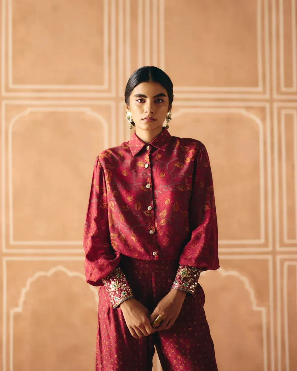 Berry Plum Shirt + Trouser sold by Market product image thumbnail 2