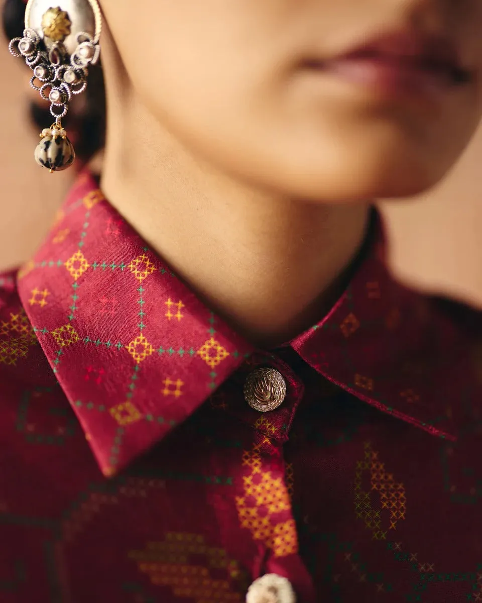 Berry Plum Shirt + Trouser sold by Market product image thumbnail 3