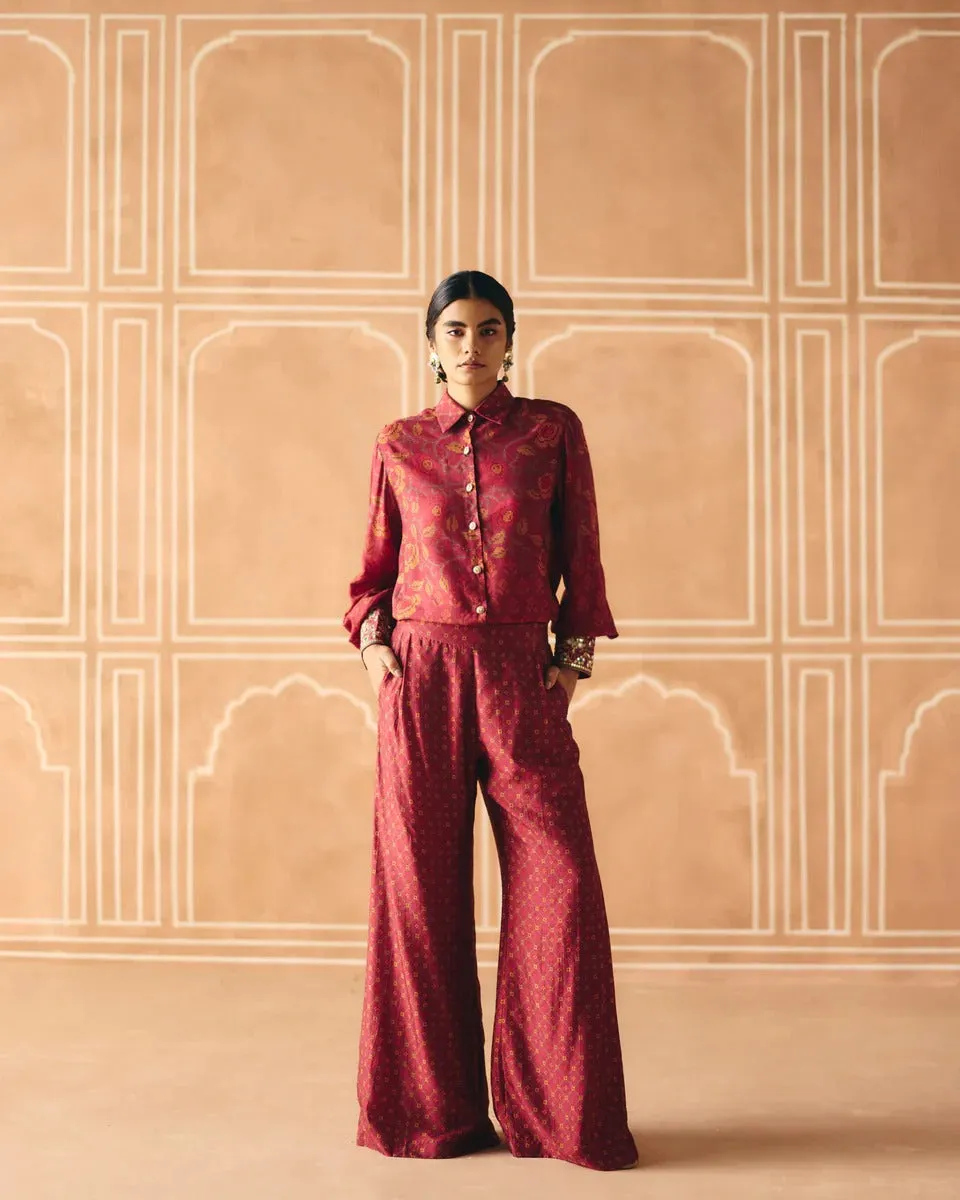 Berry Plum Shirt + Trouser sold by Market