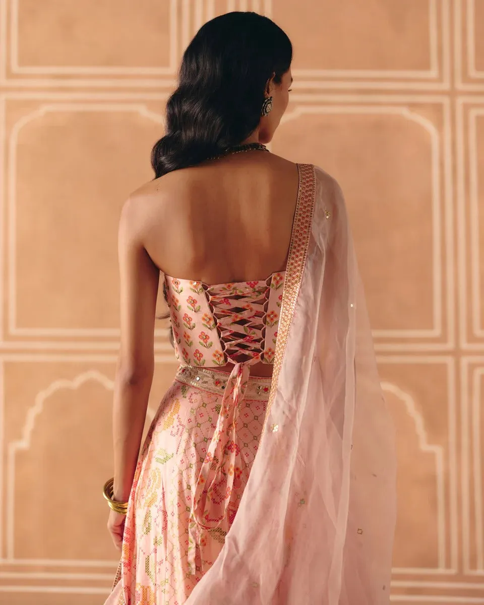 Blush Pink Lehenga sold by Market product image thumbnail 2