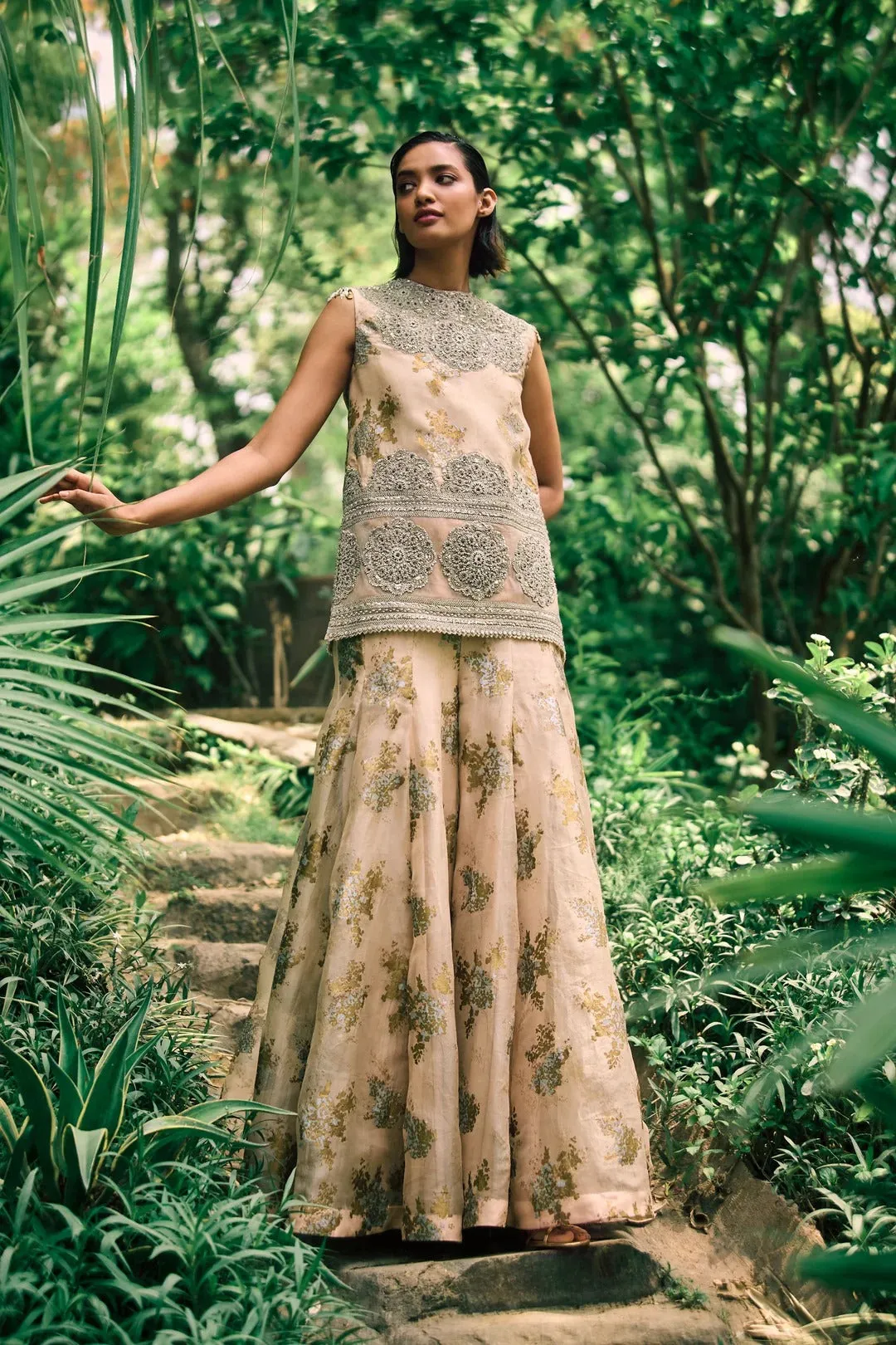 Dusty Pink Sylvia Kurti Set sold by Market