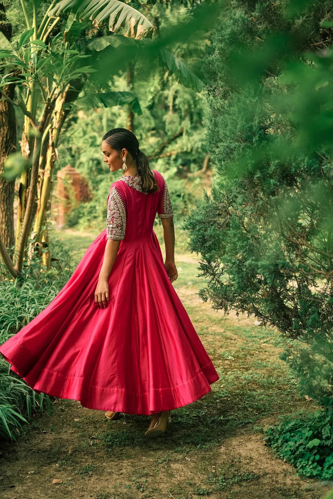 Farasha Pink Anarkali sold by Market product image thumbnail 2