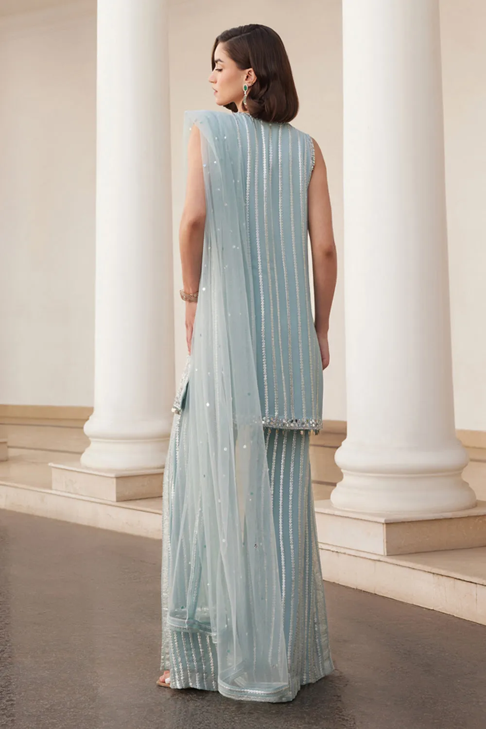 Powder Blue Kurta sold by Market product image thumbnail 2