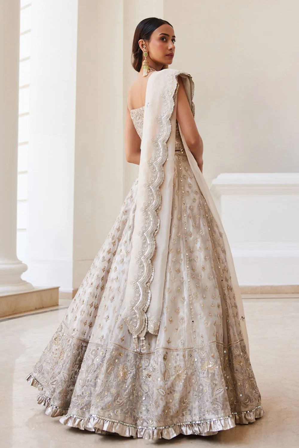 Tissue Lehenga sold by Market product image thumbnail 2