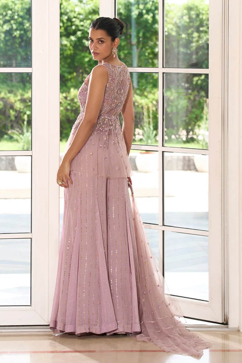 Lilac Peplum Sharara sold by Market product image thumbnail 2