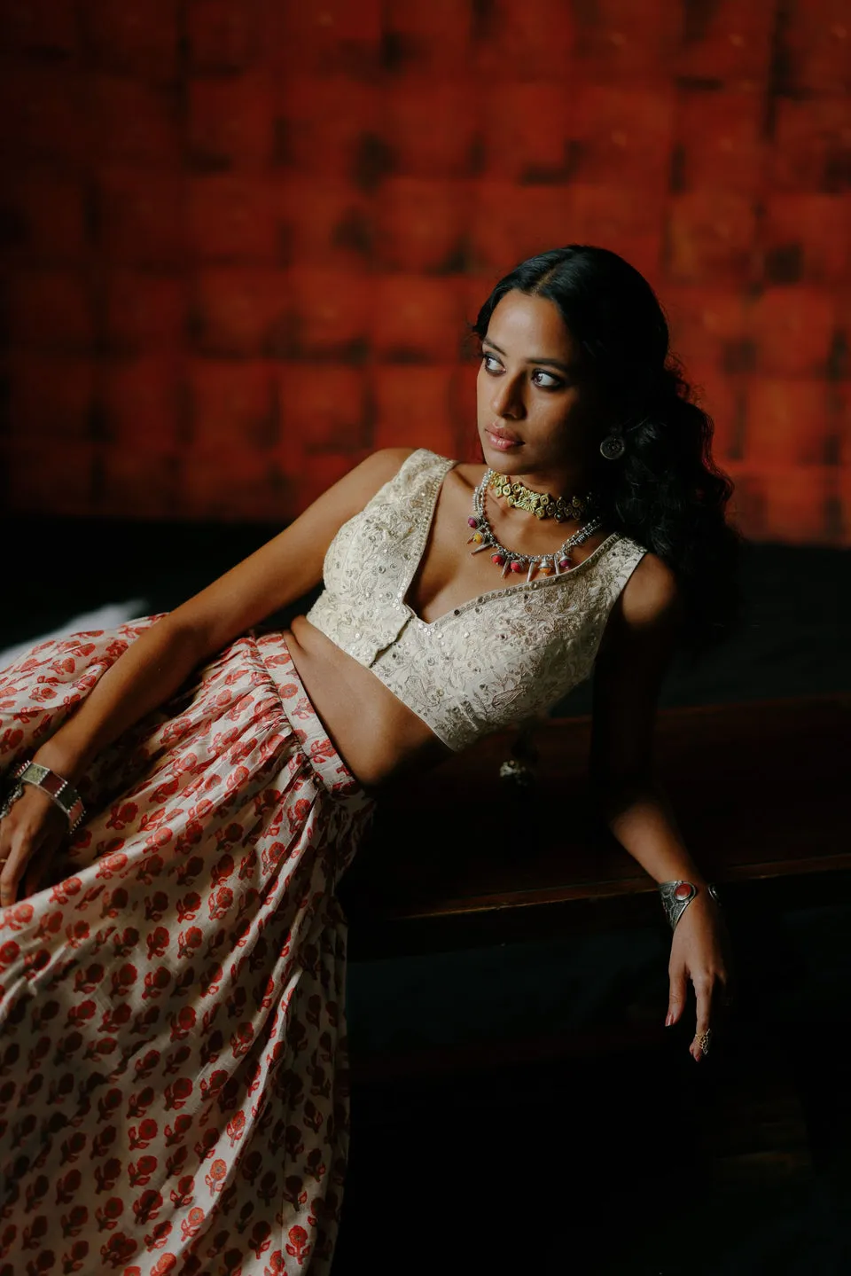 Pearl Lehenga sold by Market product image thumbnail 4