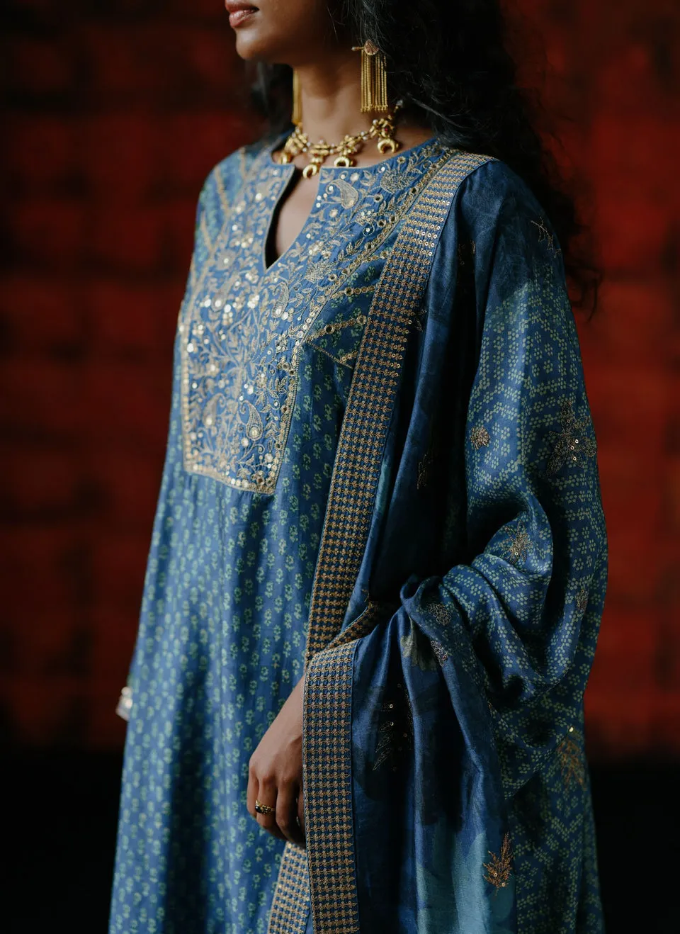 Indigo Kurta sold by Market product image thumbnail 4