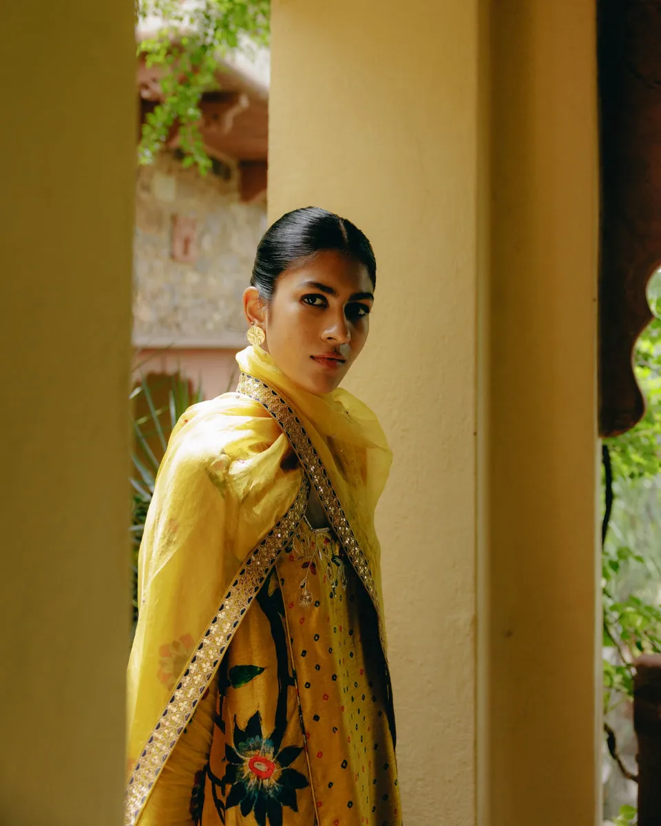Sunflower Kurta sold by Market product image thumbnail 4