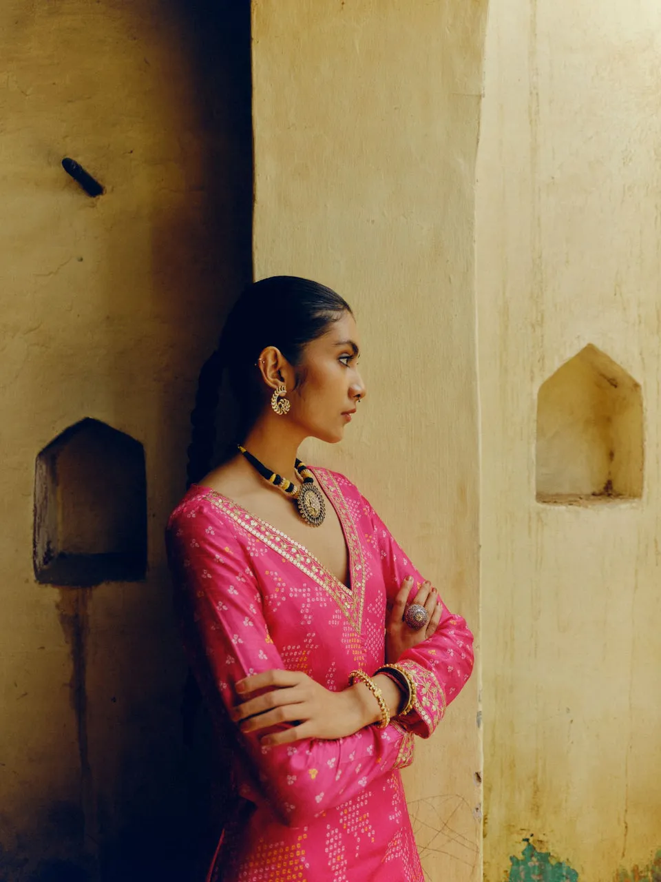 Rani Pink Tunic Set sold by Market product image thumbnail 4