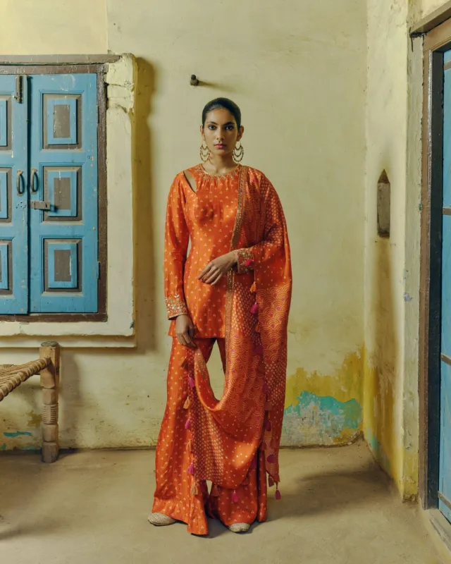 Rust Tunic Set made by Market