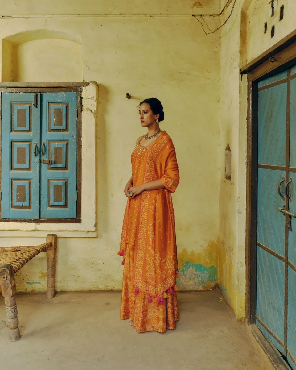 Ochre Kurta Set sold by Market product image thumbnail 5