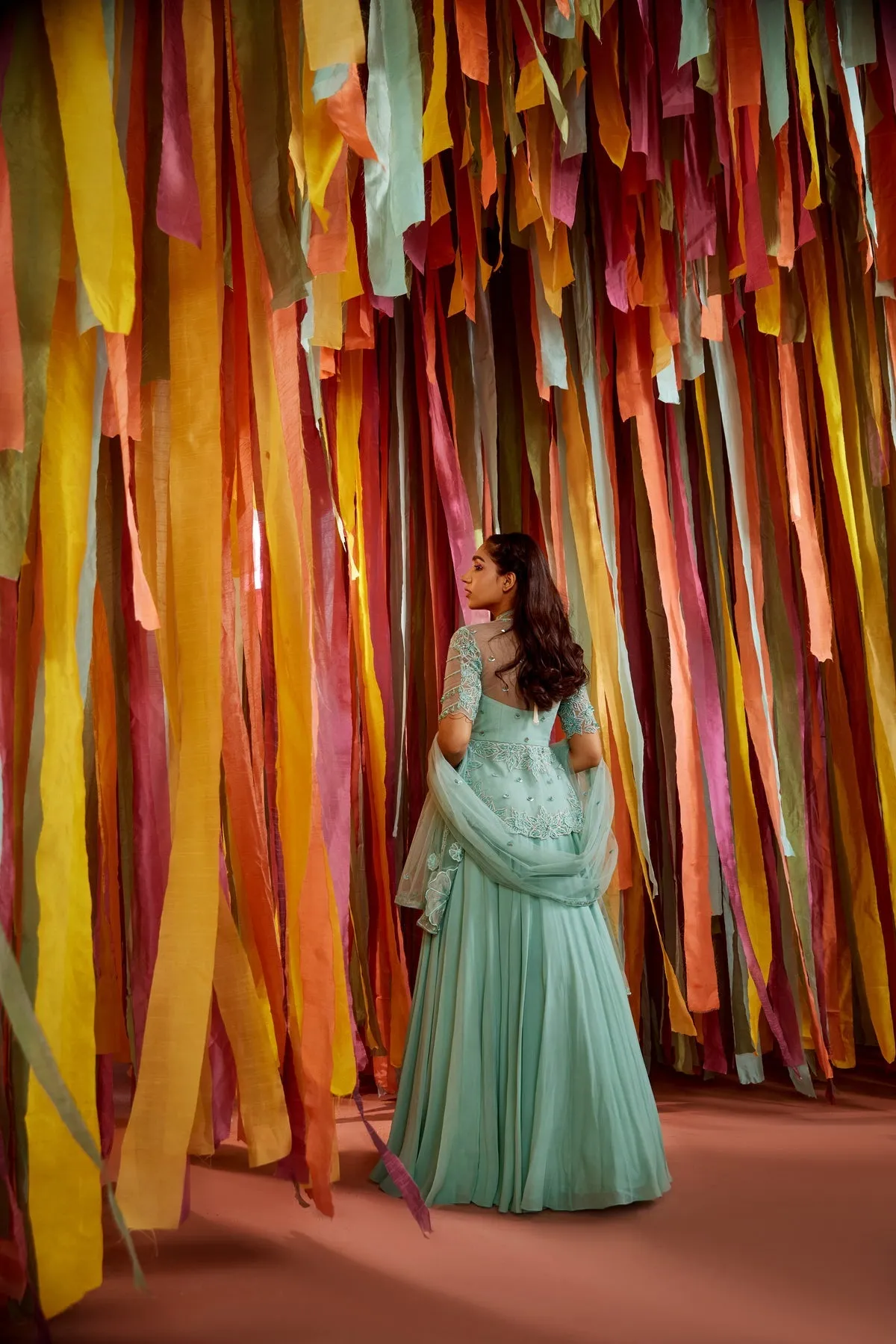 Mint Green Peplum and Skirt Set sold by Market product image thumbnail 2