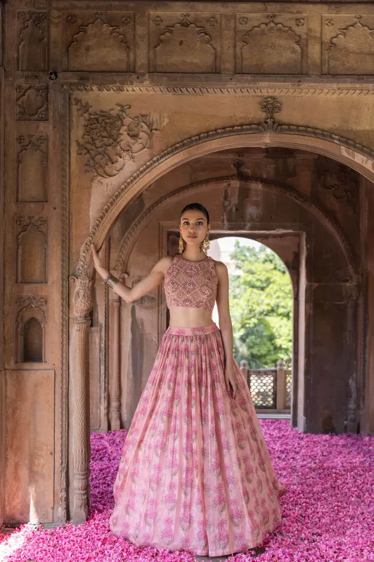 Mystic Pink Lehenga sold by Market