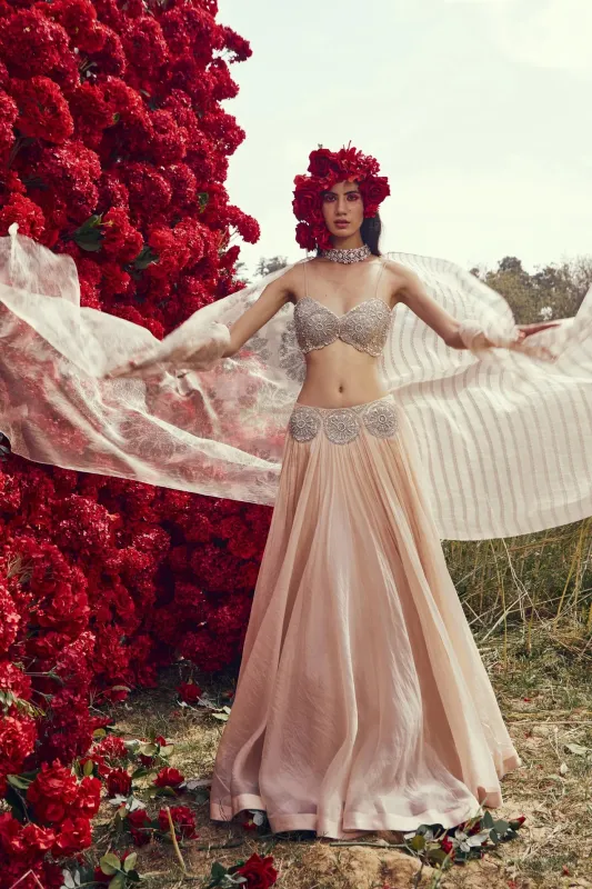 Champagne Tara-Nurekha Cape Set sold by Market