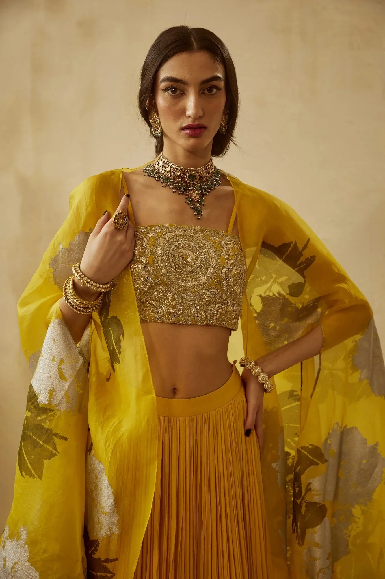 Yellow Dahlia Cape Set sold by Market product image thumbnail 2