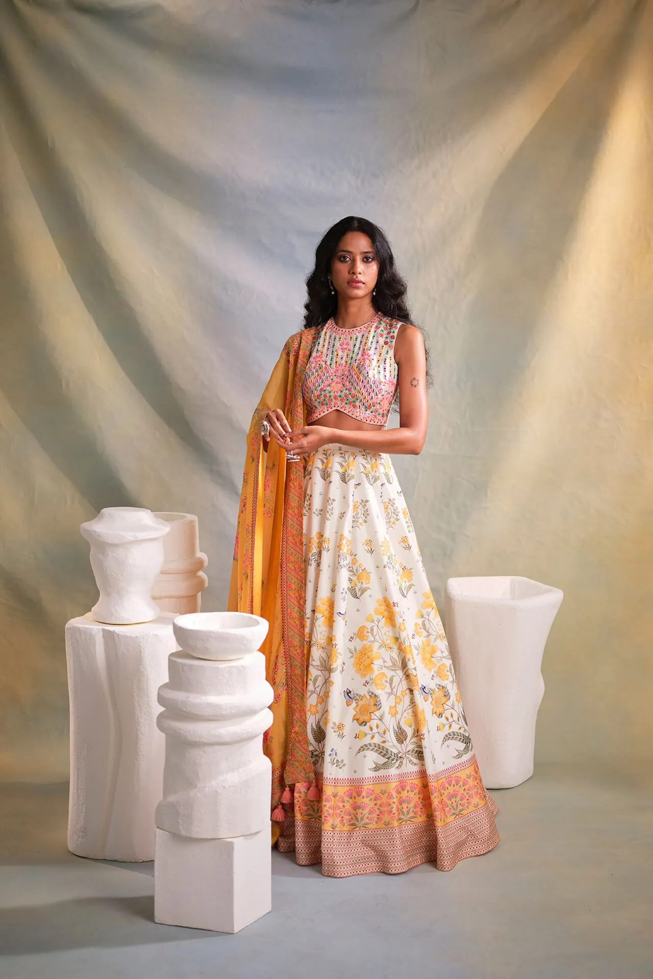 Sunflower Lengha sold by Market product image thumbnail 3