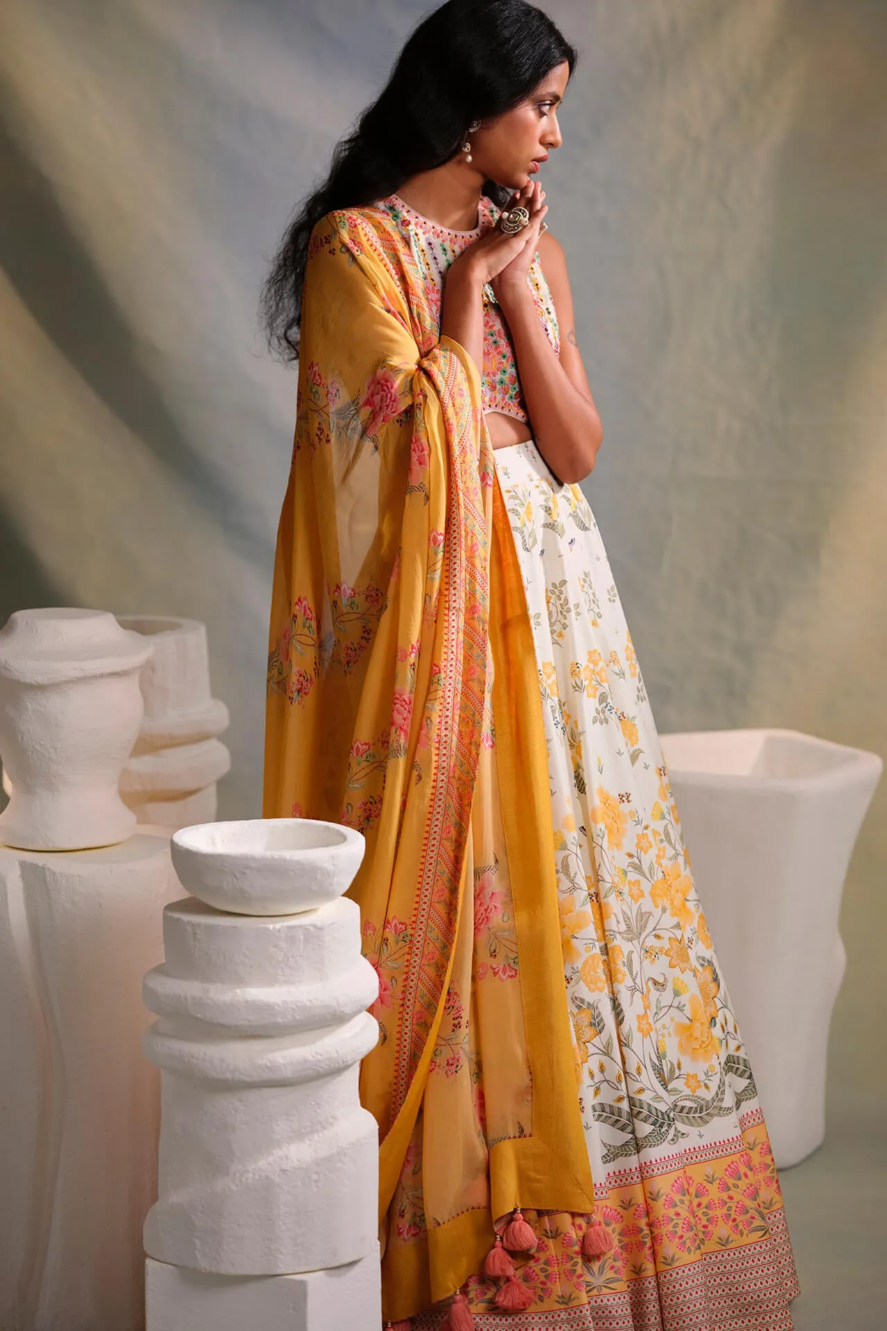Sunflower Lengha sold by Market product image thumbnail 2
