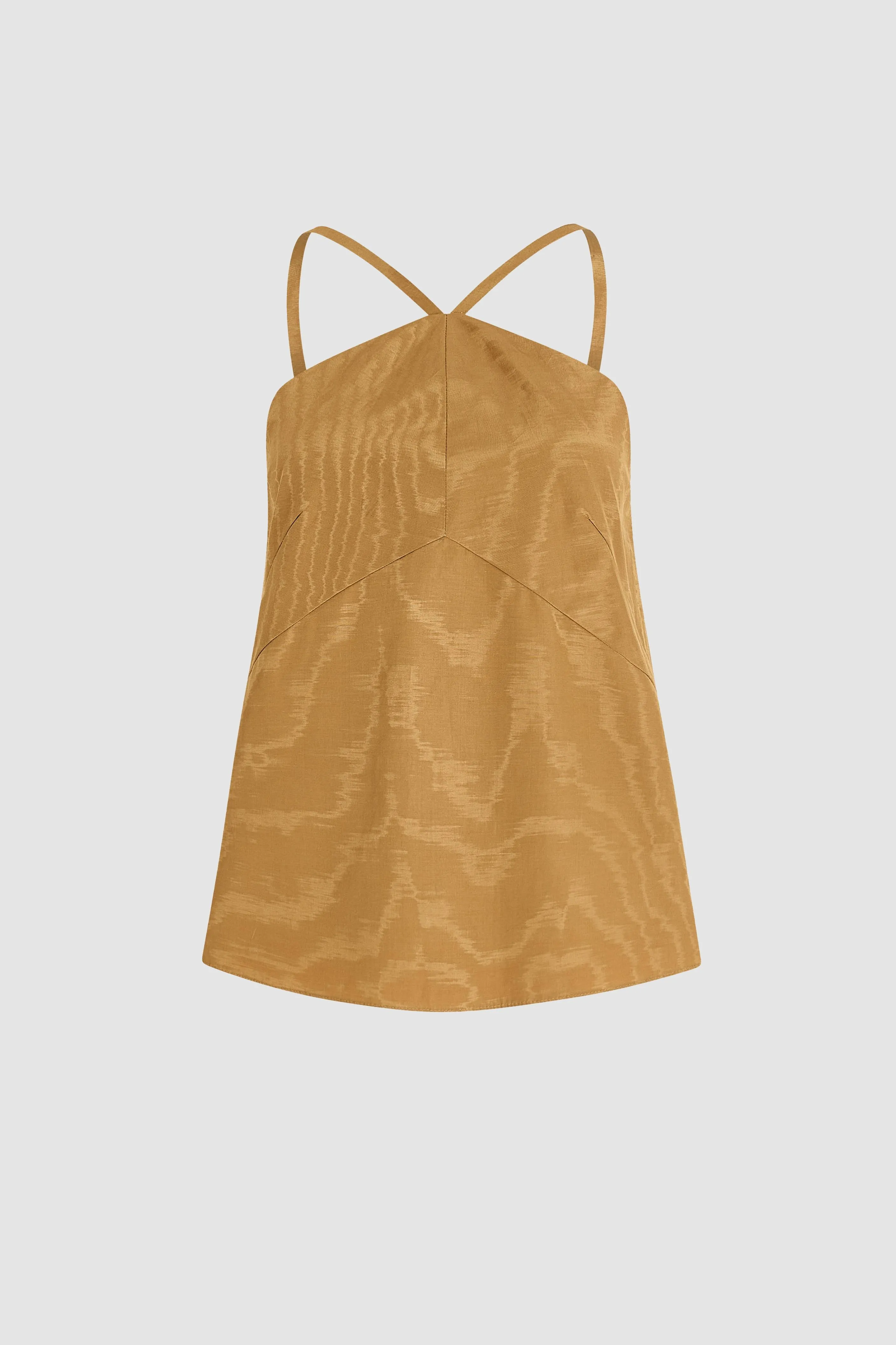 Flying V Top in Moire Tracee sold by Rosie Assoulin product image thumbnail 2