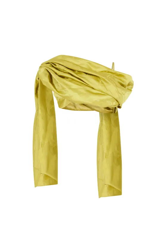 Throw Me Over Your Shoulder Top in Paintbrush Jacquard sold by Rosie Assoulin