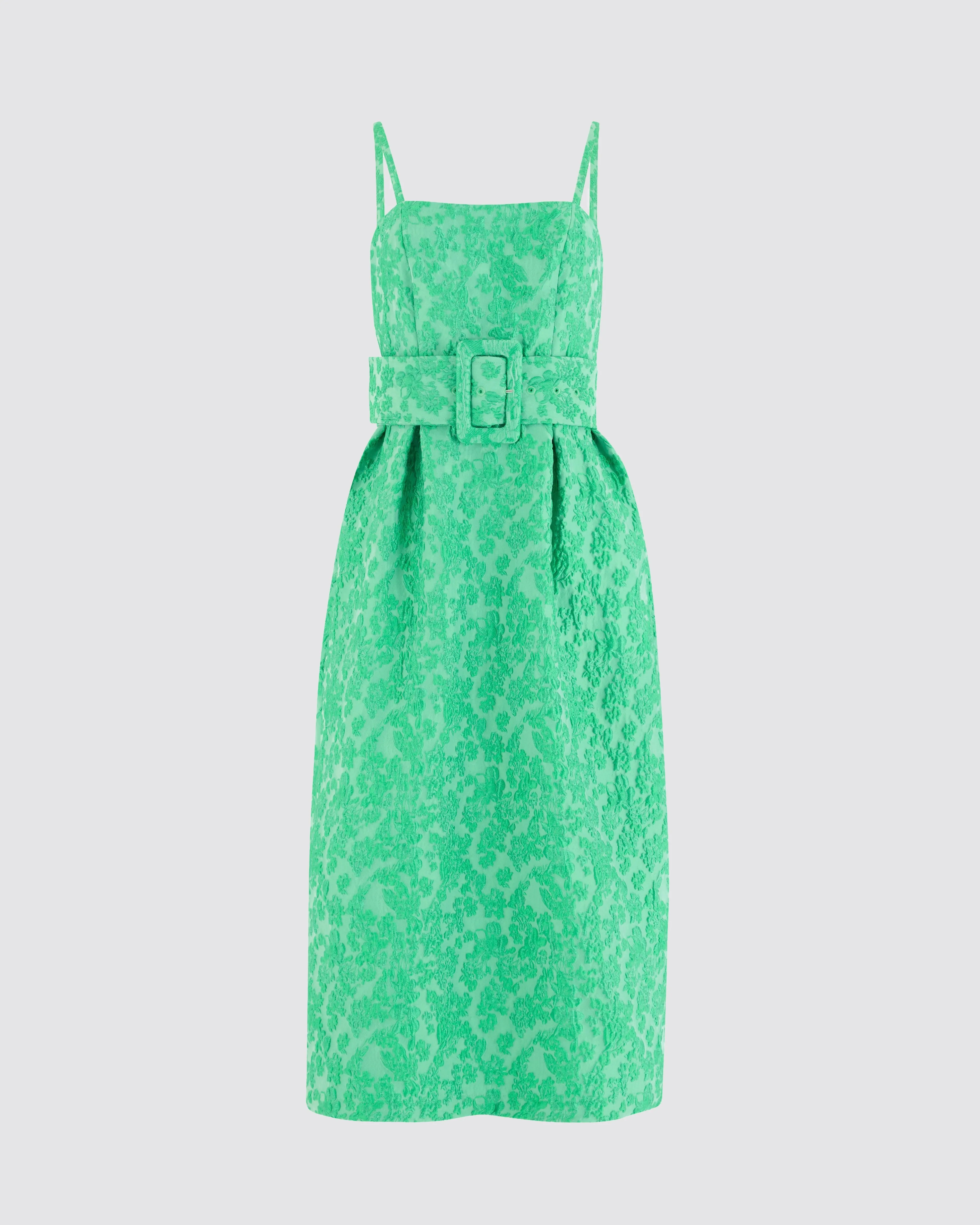 Artichoke Dress w/ Belt in Wildflower Cloque sold by Rosie Assoulin product image thumbnail 2