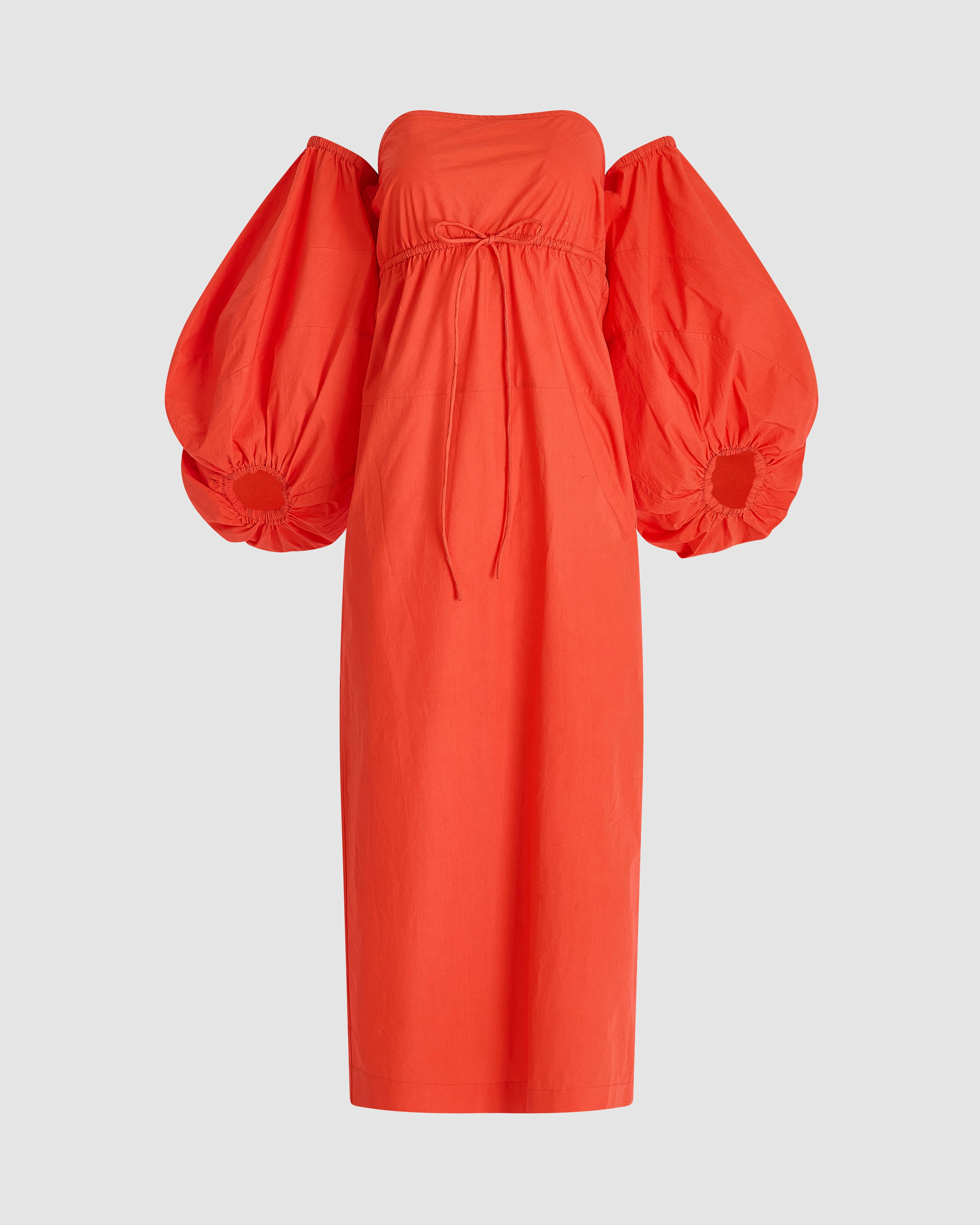 Balloon Sleeve Dress in Cotton Poplin sold by Rosie Assoulin product image thumbnail 2