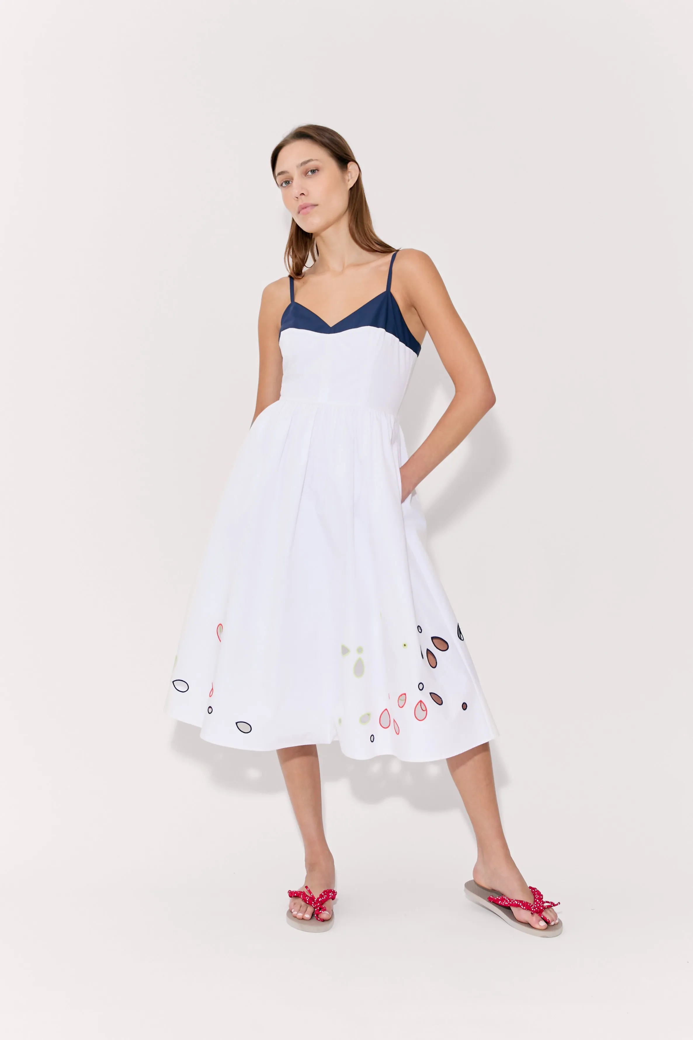 The Undress in Eyelet Cotton Poplin sold by Rosie Assoulin product image thumbnail 3