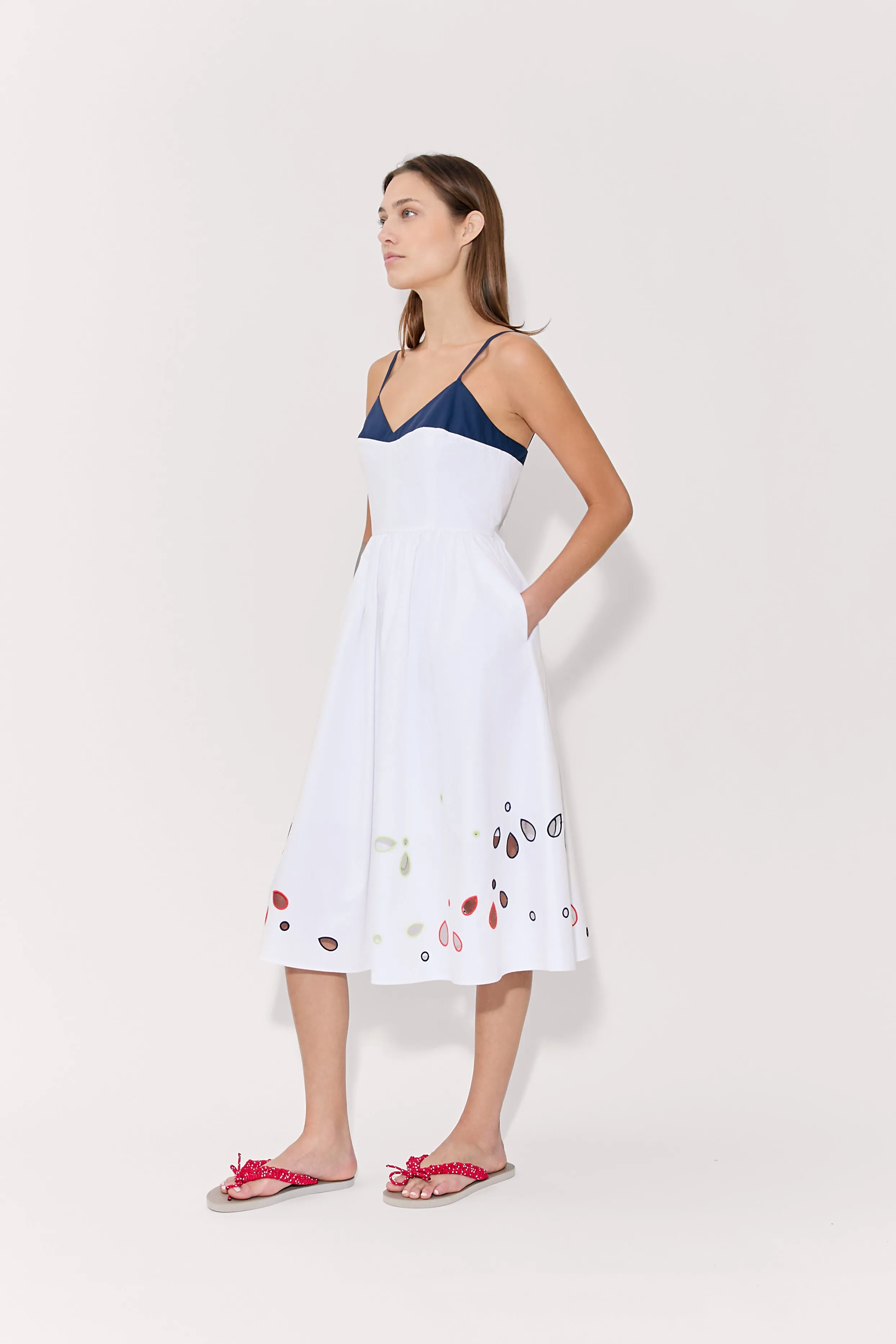 The Undress in Eyelet Cotton Poplin sold by Rosie Assoulin product image thumbnail 4