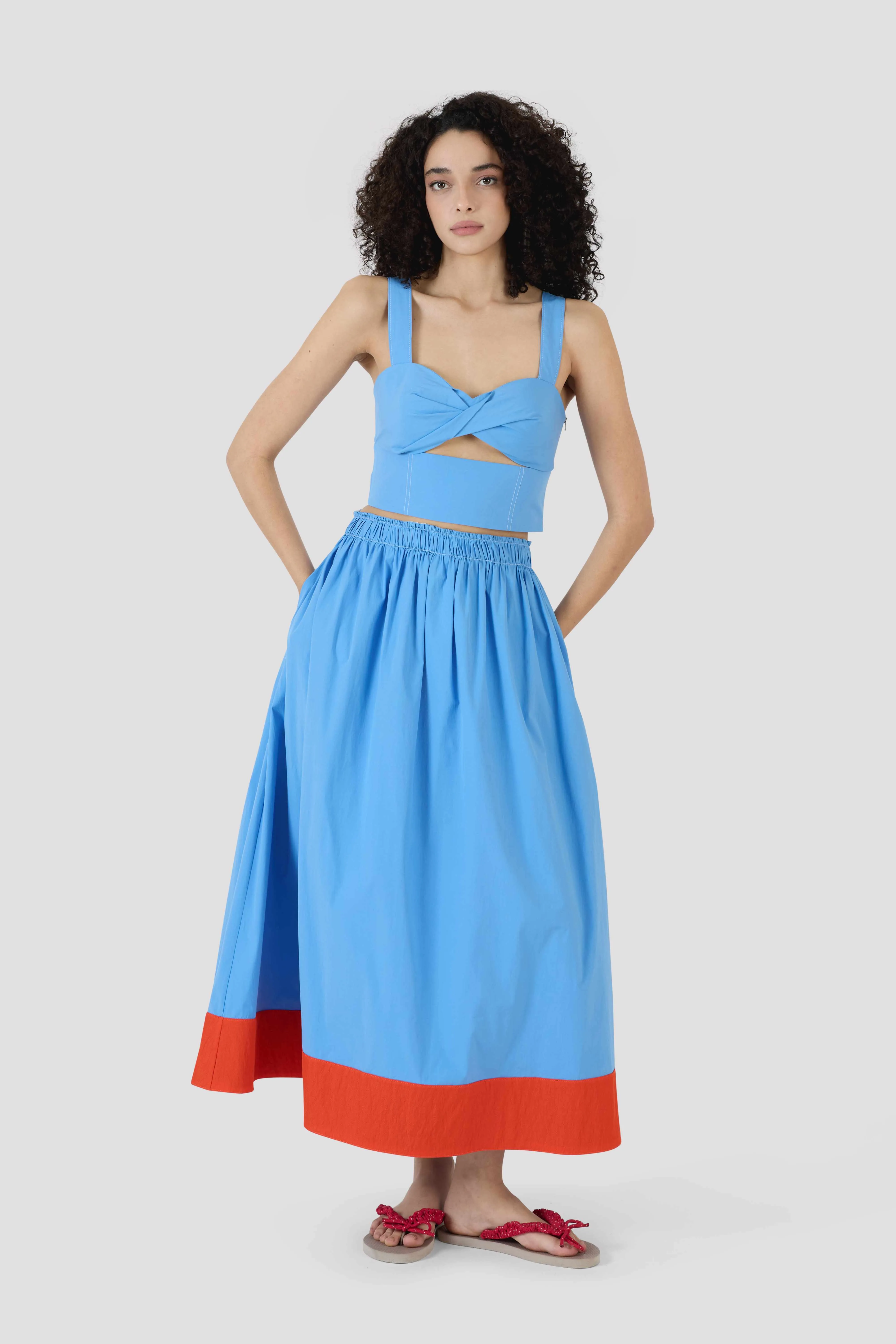 Morning After Top in Elegante Poplin sold by Rosie Assoulin product image thumbnail 4