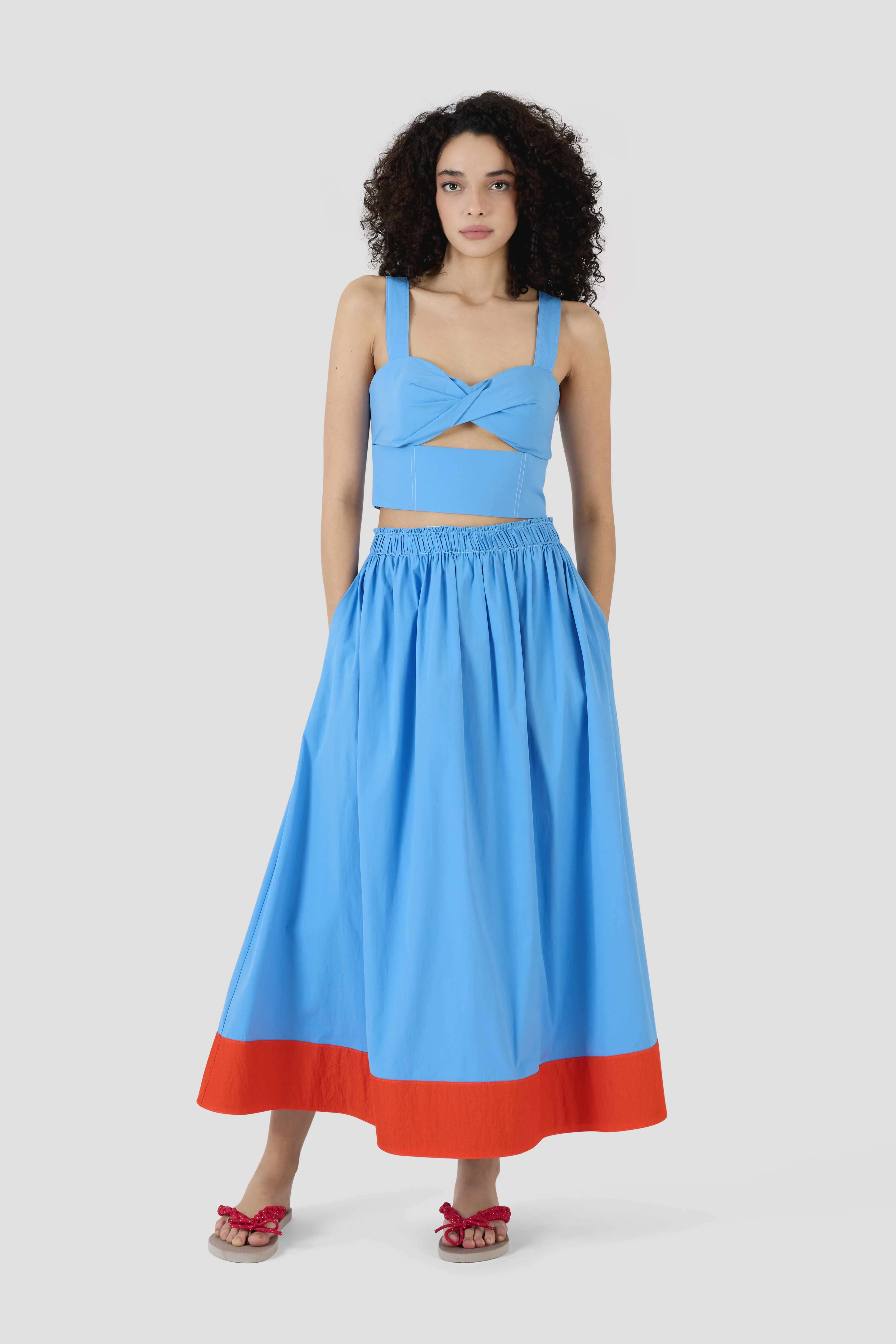 Morning After Top in Elegante Poplin sold by Rosie Assoulin product image thumbnail 3