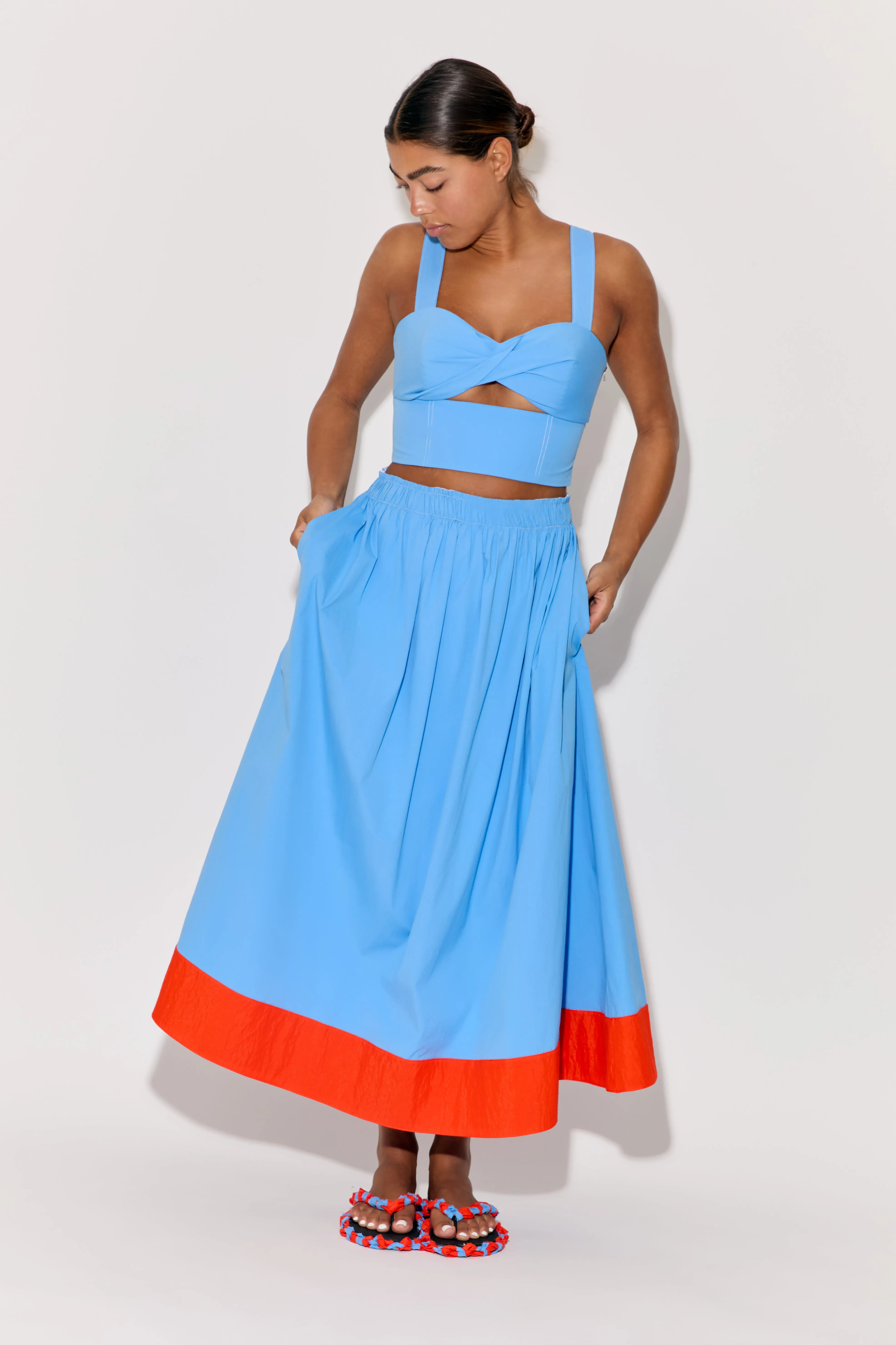 Morning After Top in Elegante Poplin sold by Rosie Assoulin