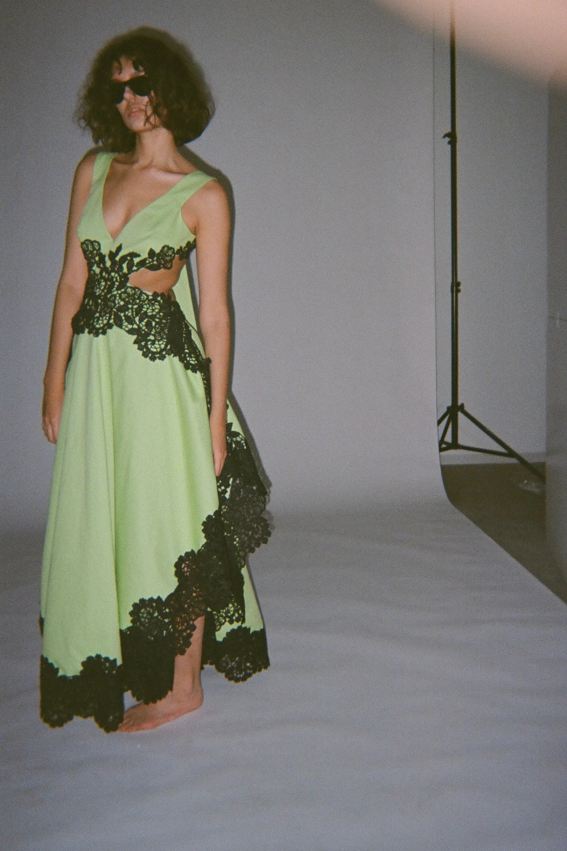 The Just Let Me Live Dress in Light Cotton Twill sold by Rosie Assoulin