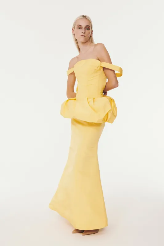 Daffodil Gown in Ultrafine Silk Faille made by Rosie Assoulin
