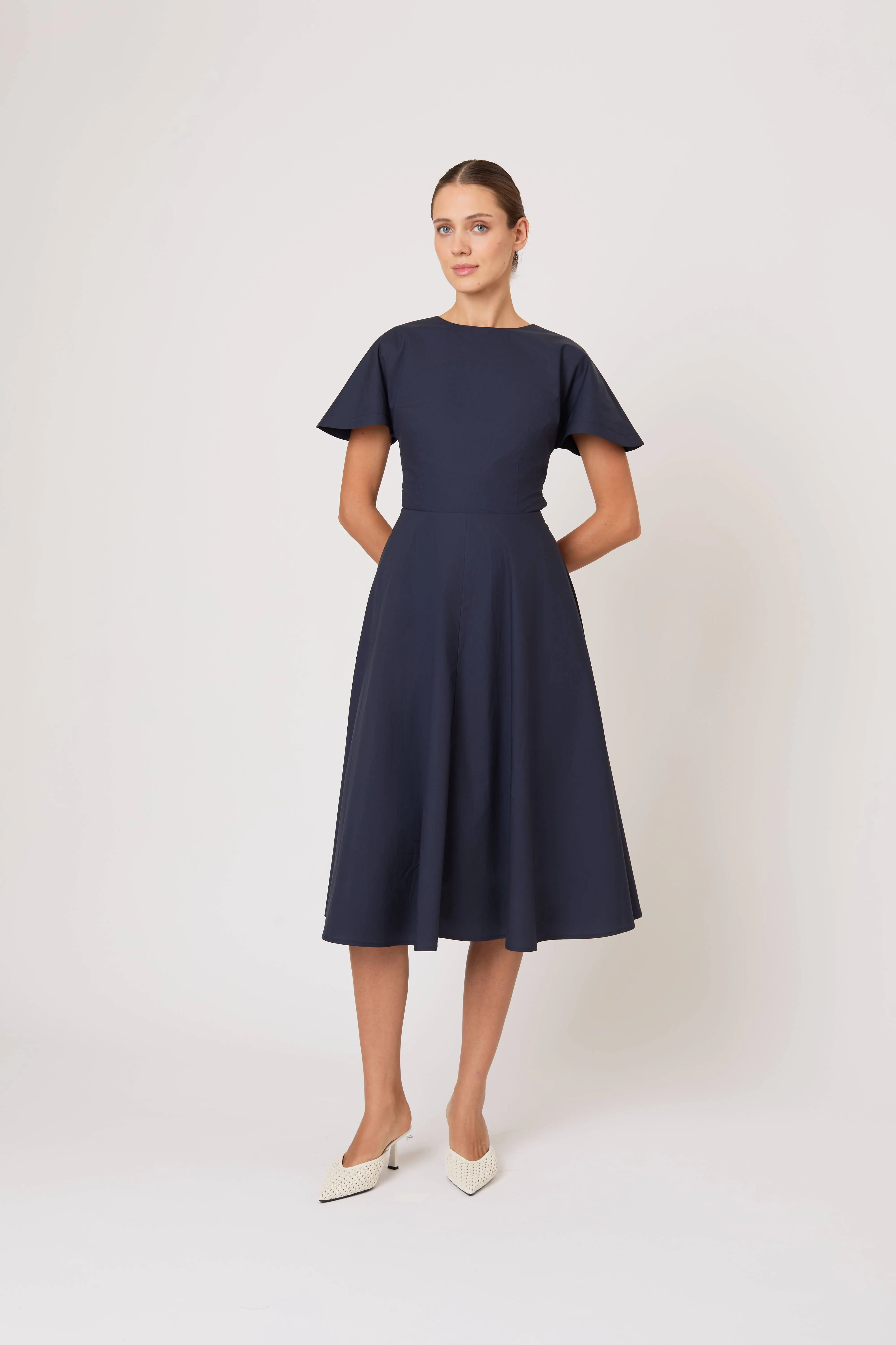 Buttercup Dress in Cotton Taffeta sold by Rosie Assoulin product image thumbnail 4