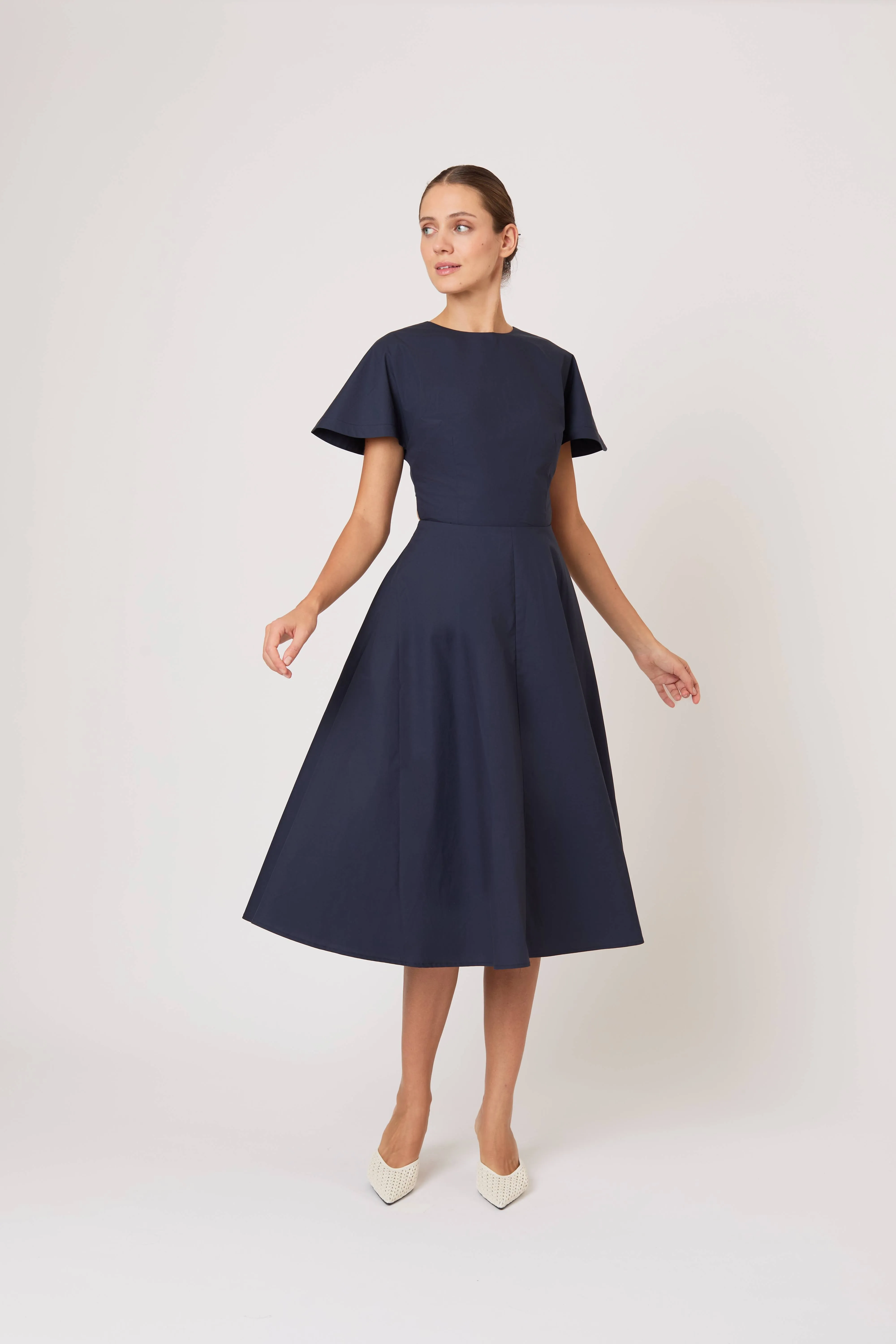 Buttercup Dress in Cotton Taffeta sold by Rosie Assoulin