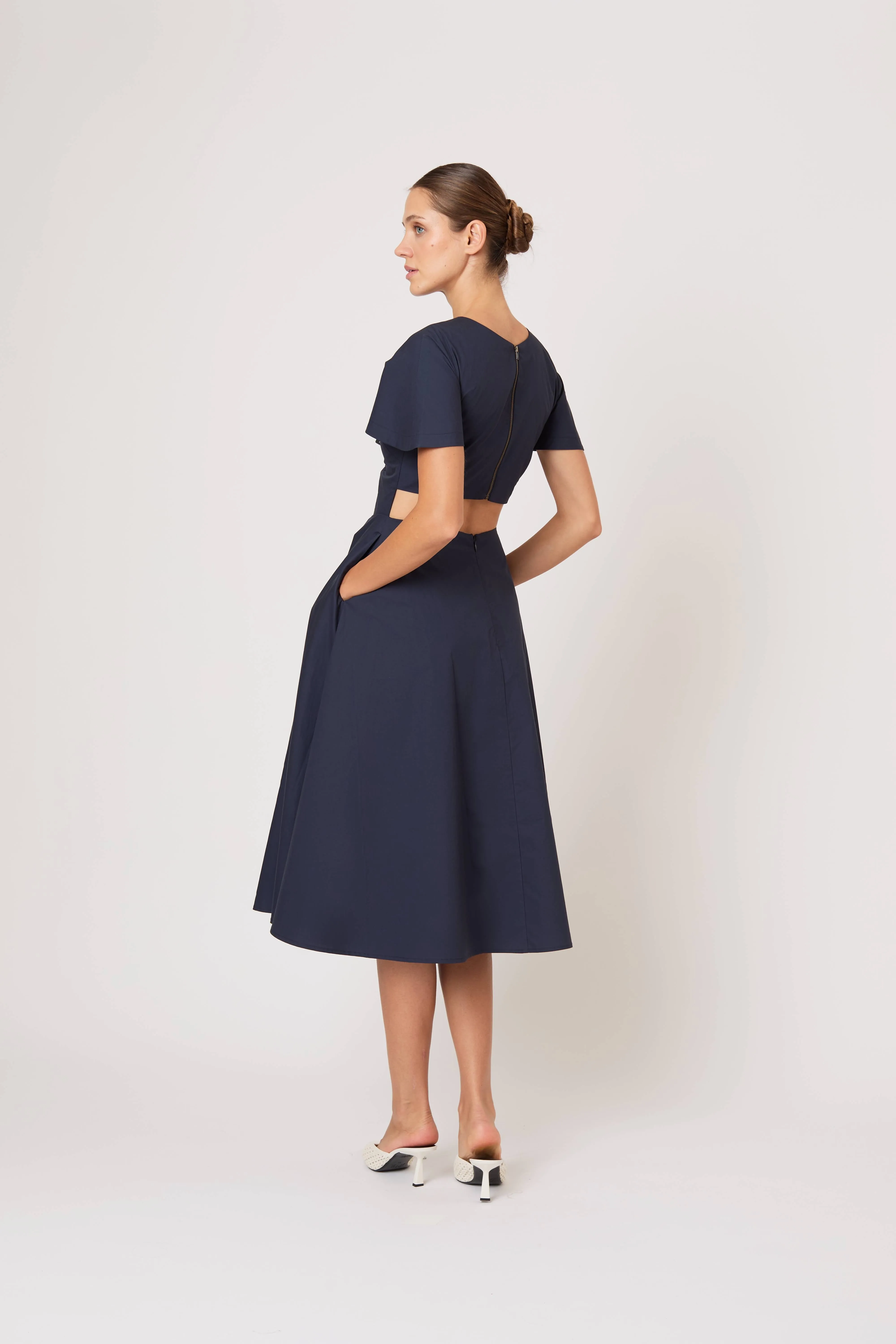 Buttercup Dress in Cotton Taffeta sold by Rosie Assoulin product image thumbnail 5
