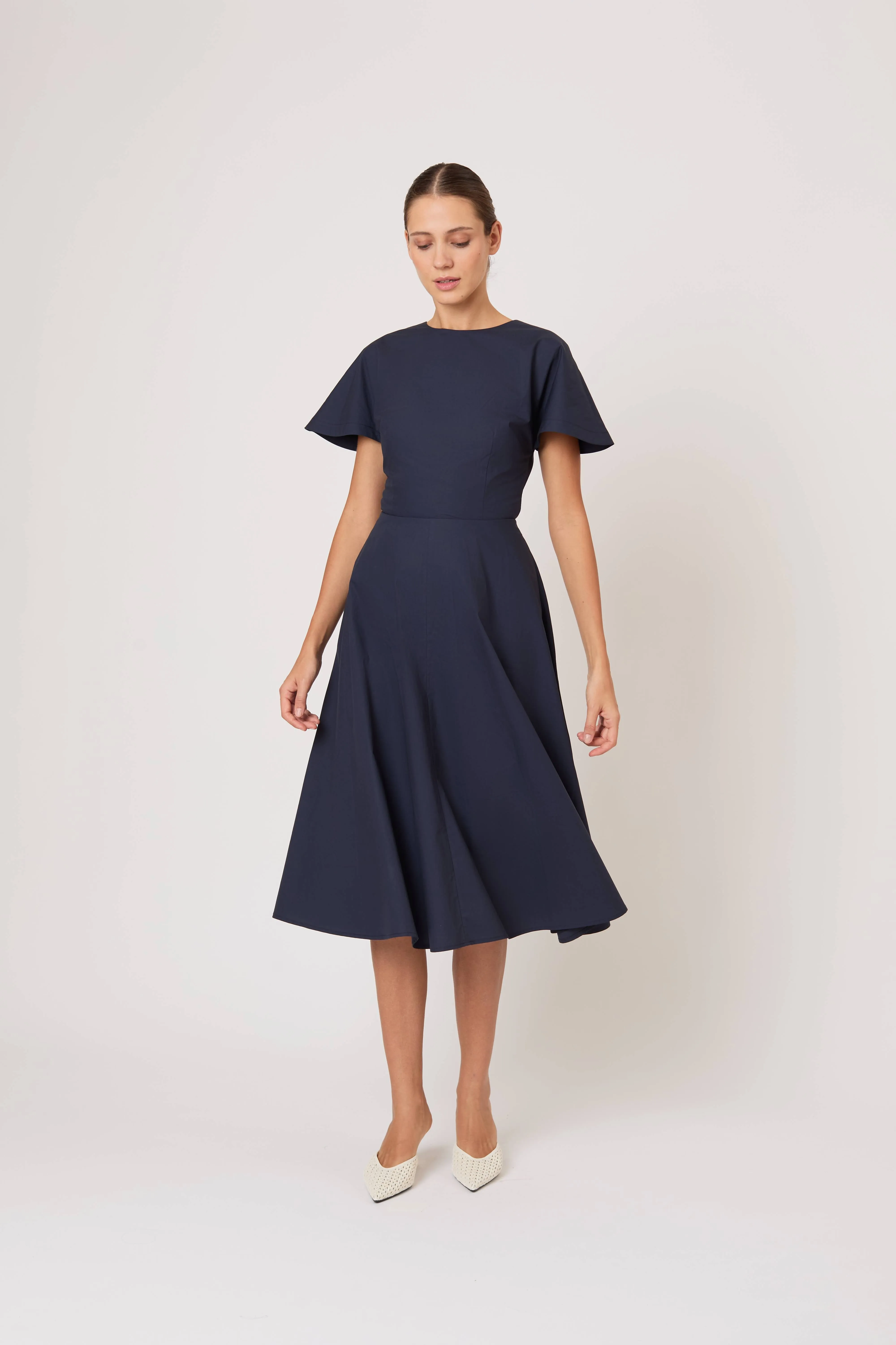 Buttercup Dress in Cotton Taffeta sold by Rosie Assoulin product image thumbnail 3