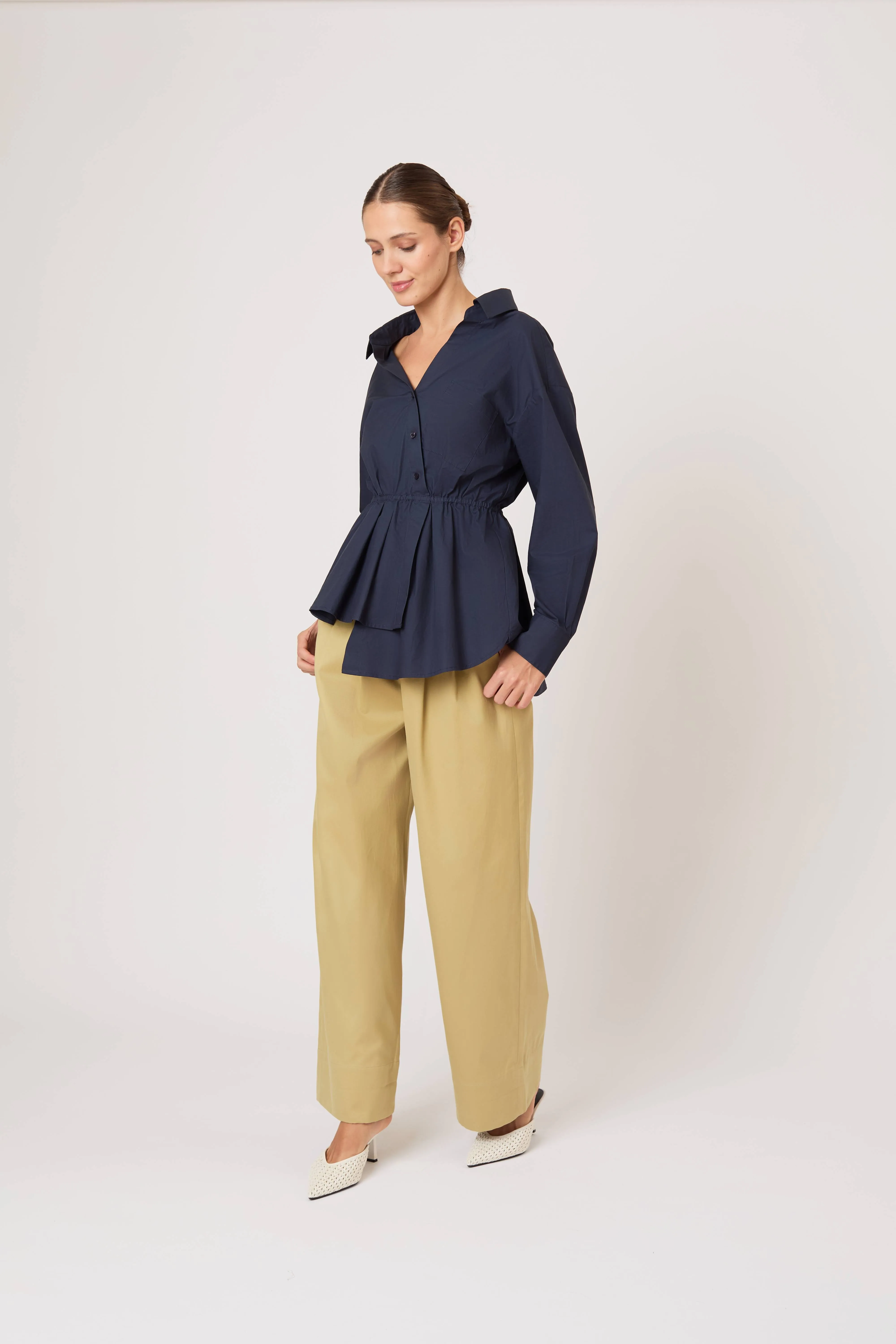 Falling off the Shoulder Top in Cotton Taffeta sold by Rosie Assoulin product image thumbnail 4