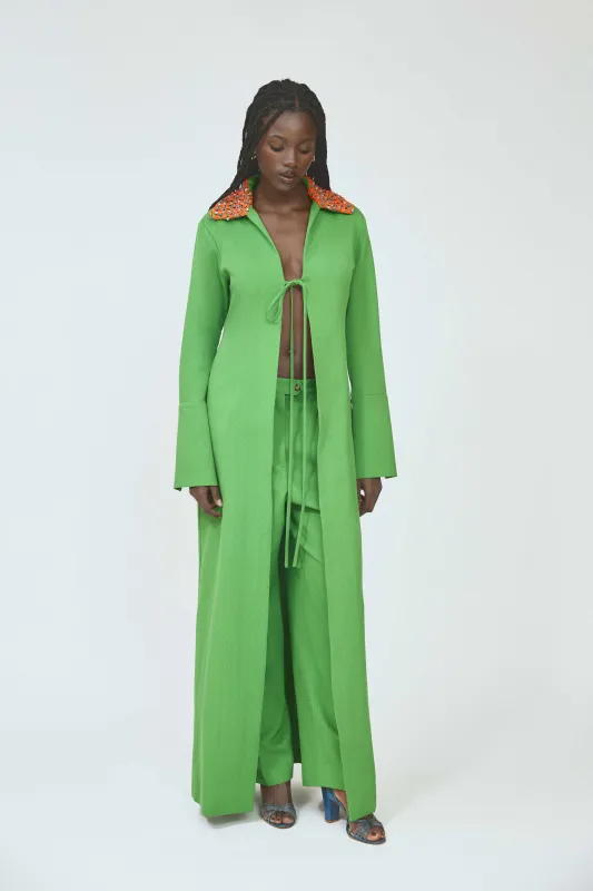 Sporty Pant in Spongy Crepe made by Rosie Assoulin