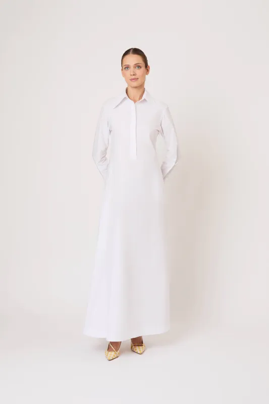 Groovy Shirtdress in Cotton Poplin made by Rosie Assoulin