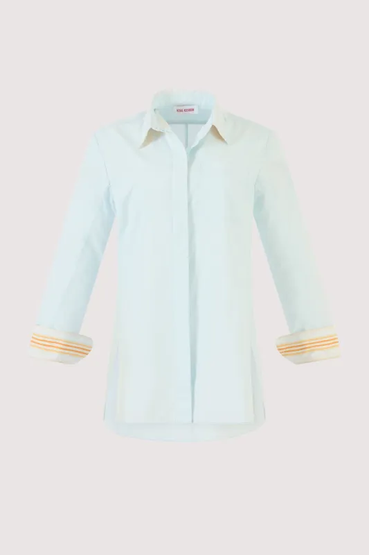 Oversized Button Down in Ultrafine Cotton Poplin made by Rosie Assoulin