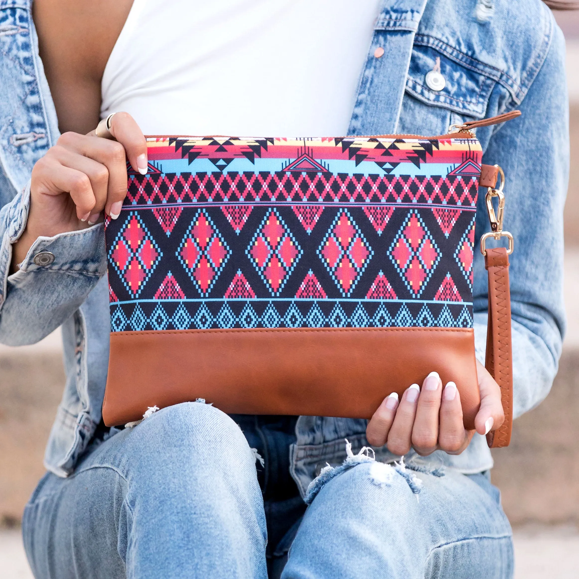 Aztec Boho Clutch sold by Allis Corner product image thumbnail 2