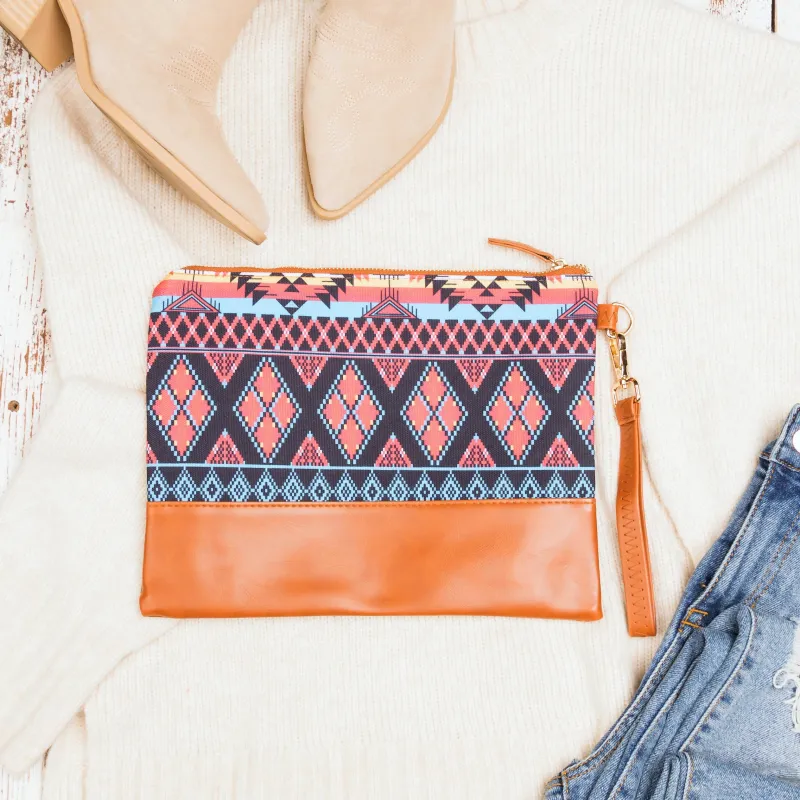 Aztec Boho Clutch sold by Allis Corner