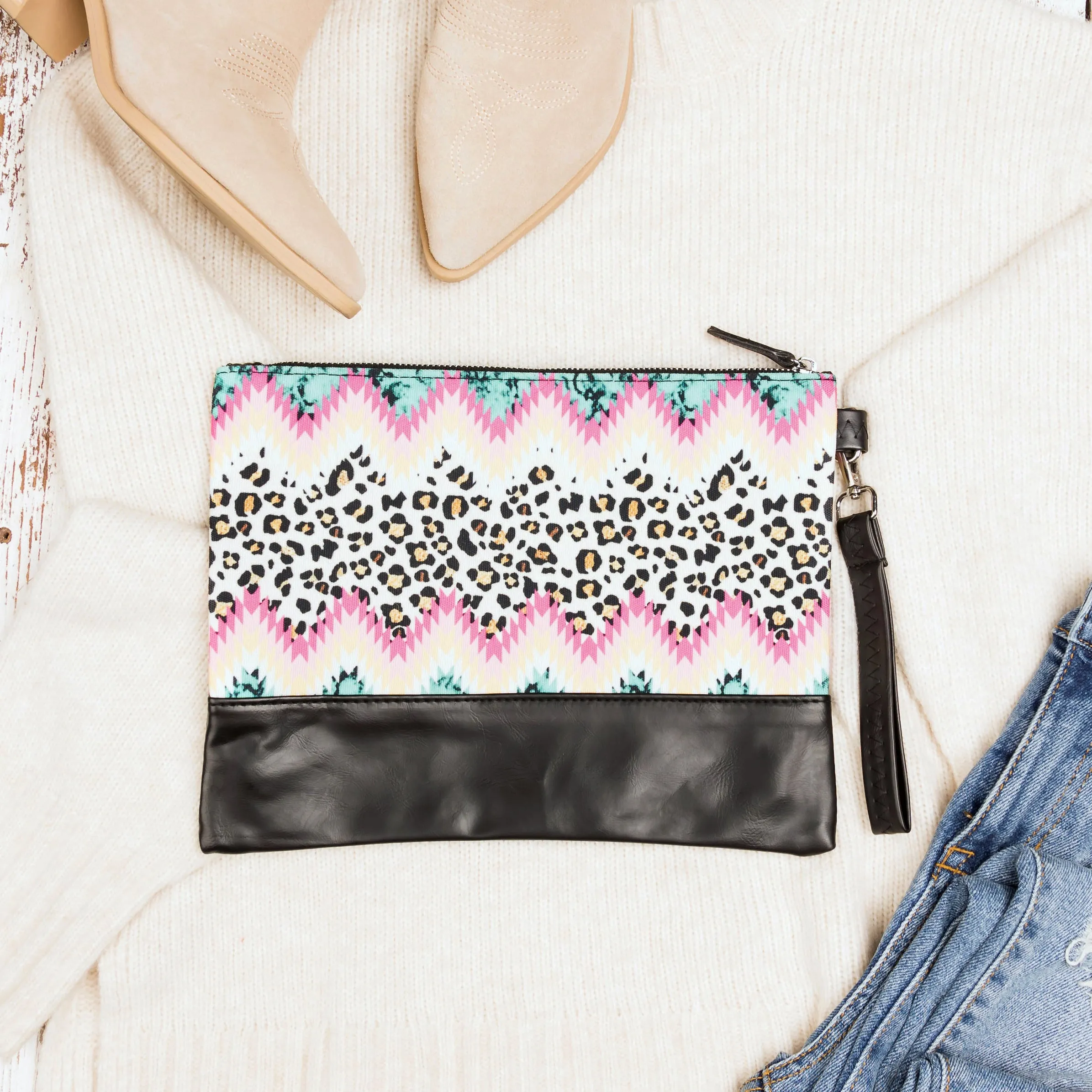 Aztec Boho Clutch sold by Allis Corner product image thumbnail 4