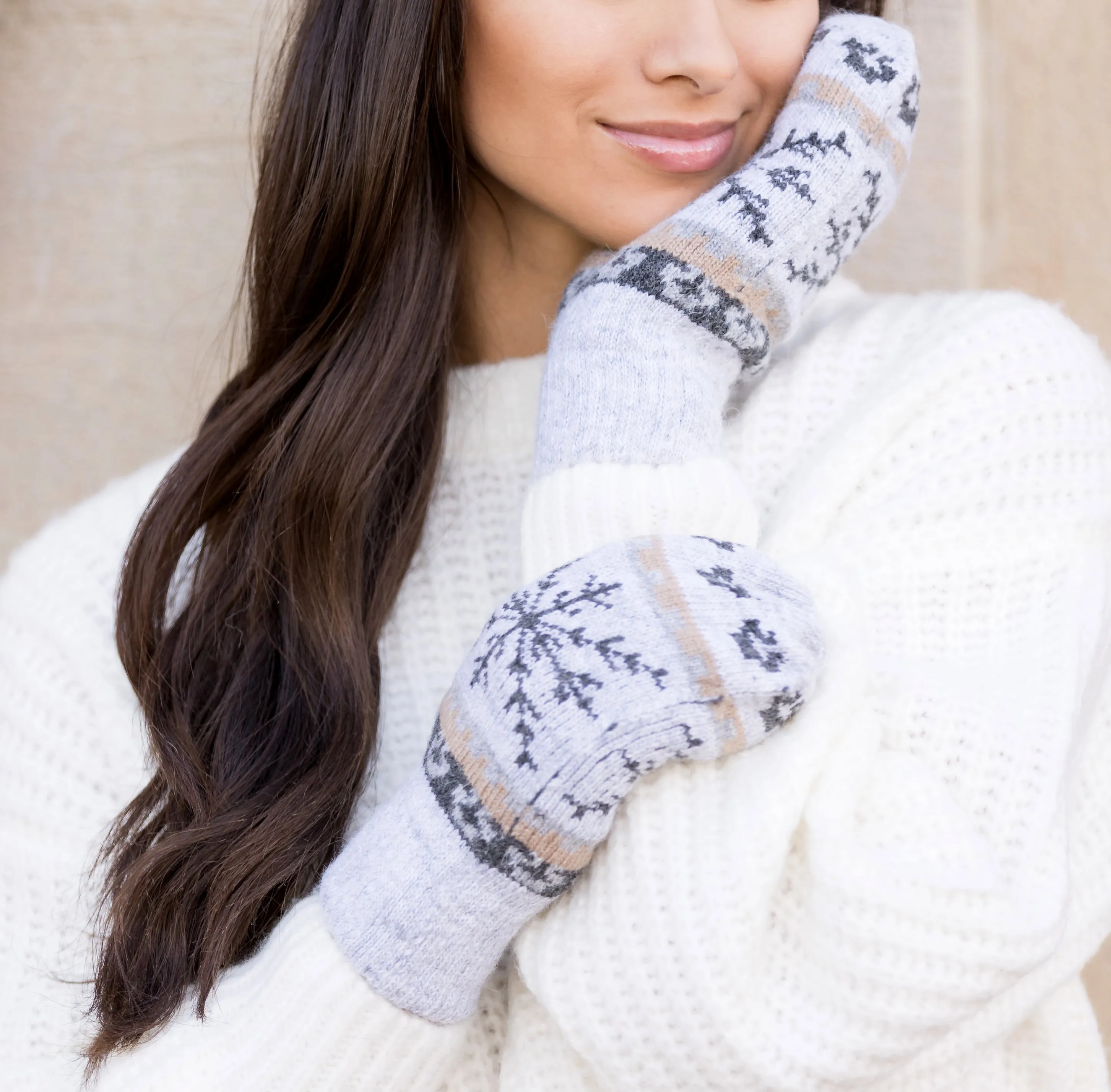 Nordic Snowflake Mittens sold by Allis Corner product image thumbnail 3