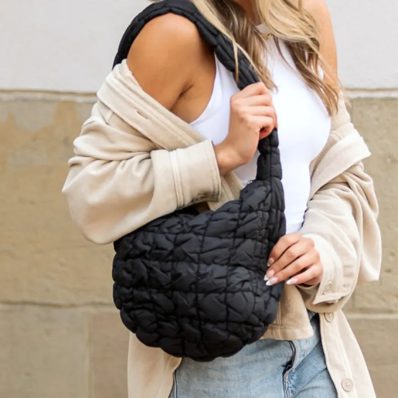 Dale Quilted Shoulder Bag made by Allis Corner