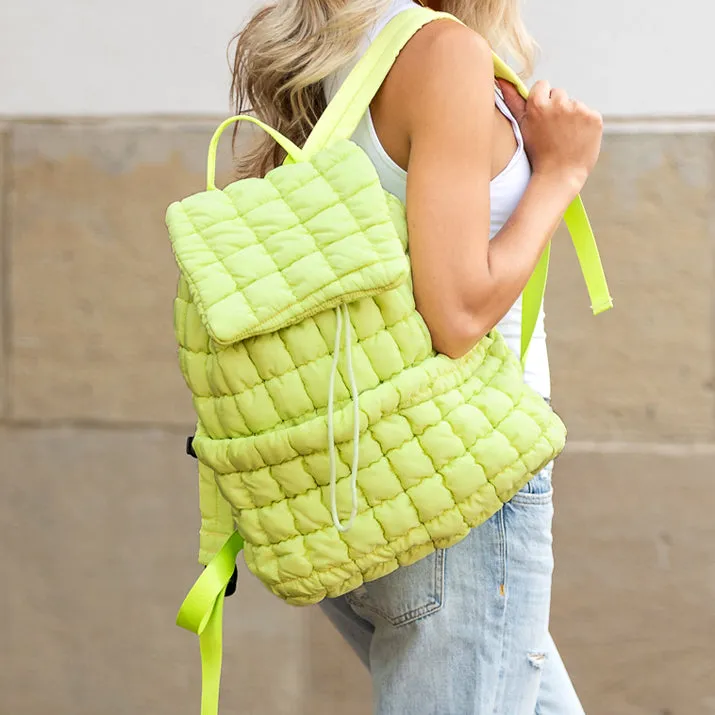 Stevie Quilted Puffer Backpack sold by Allis Corner product image thumbnail 3