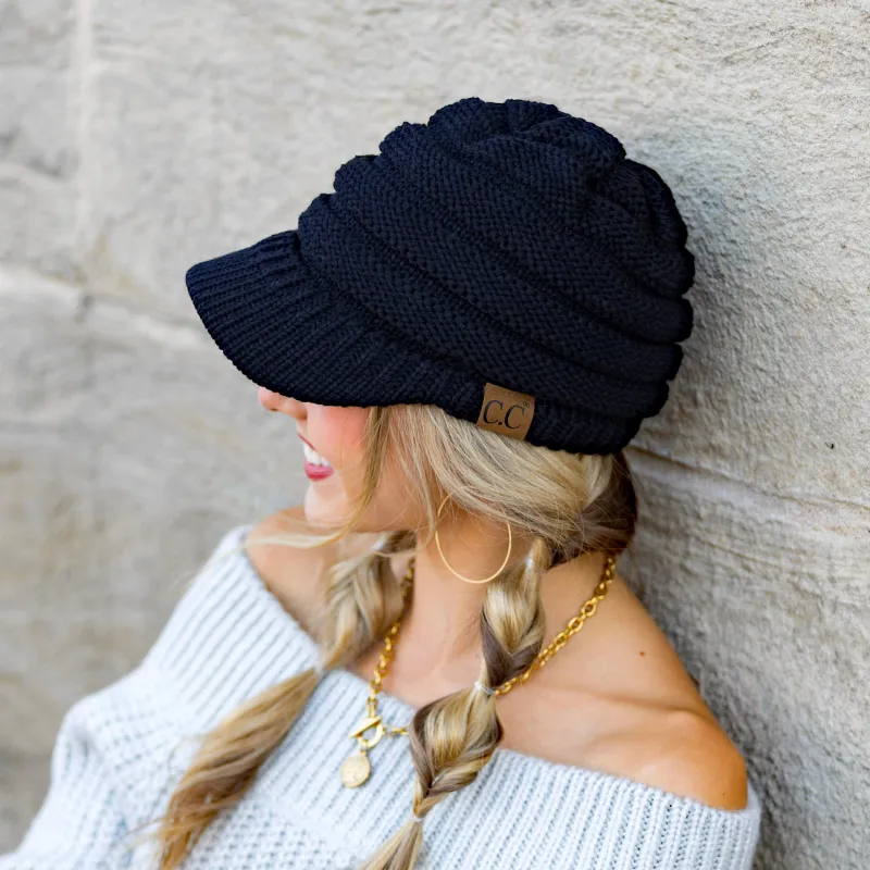 C.C® Knit Brimmed Cap made by Allis Corner