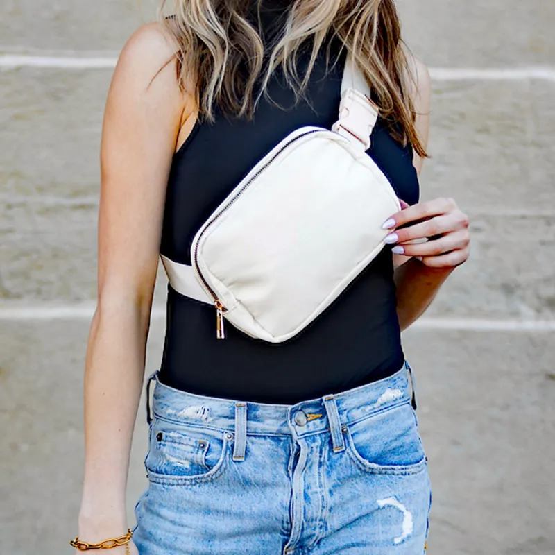 Roam 2L Oversize Nylon Sling Crossbody Belt Bum Fanny Waist Bag sold by Allis Corner