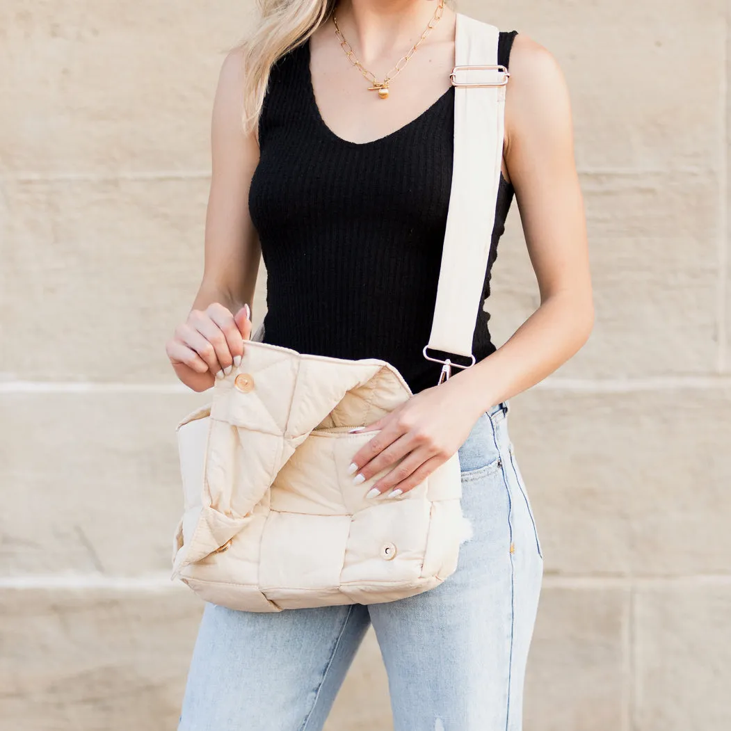 Romy Foldover Puffer Crossbody sold by Allis Corner product image thumbnail 3